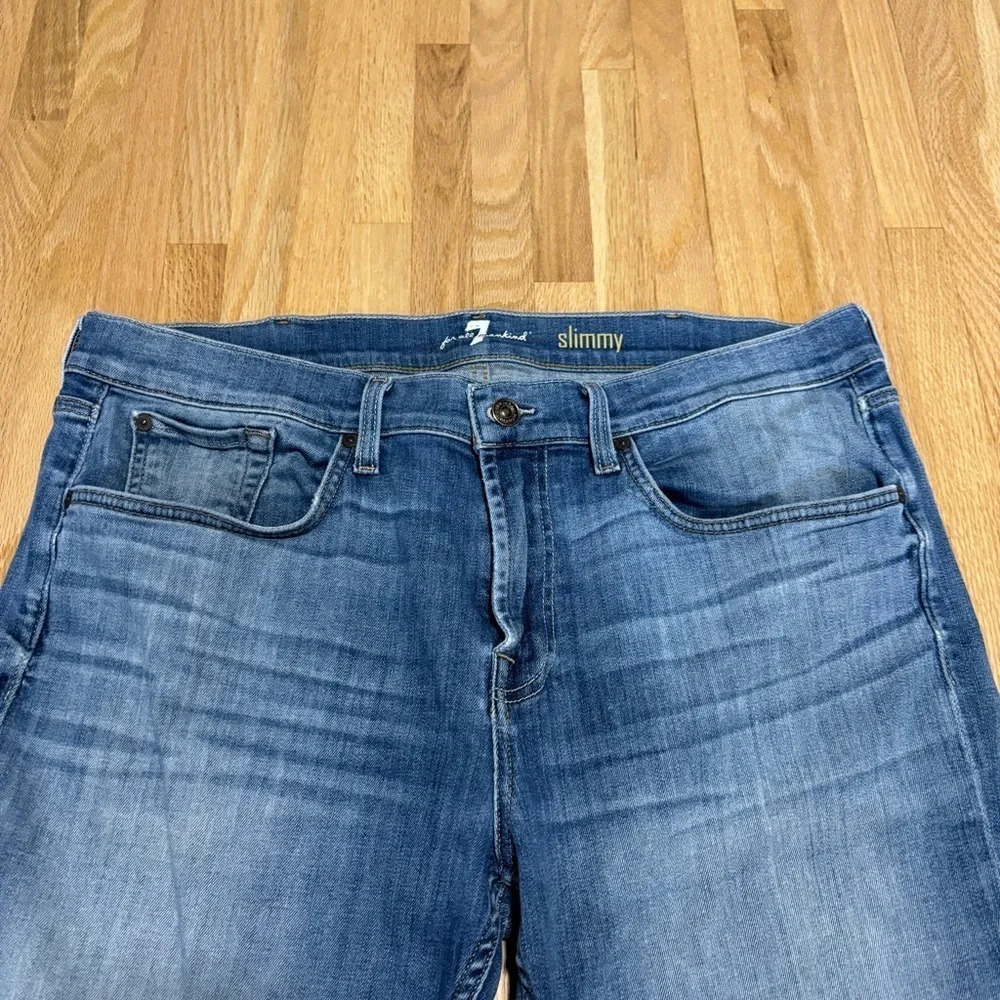 7 for all mankind | Slimmy Straight Leg Denim Jeans - Picture 3 of 11